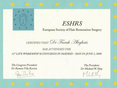 کنگره‌ تخصصی پیوند مو اسپانیا | فرح کلینیک